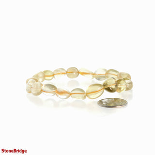 Lemon Quartz Tumbled Bracelets    from The Rock Space