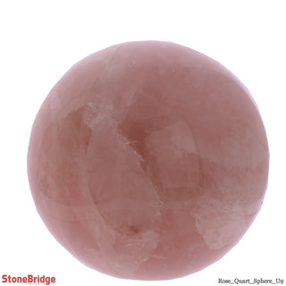 Rose Quartz Sphere U#9 - 7 1/2"    from The Rock Space