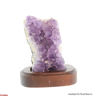 Amethyst On Wood Base #1    from The Rock Space