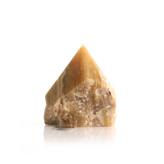 Calcite Golden Cut Base, Polished Point Tower #2    from Stonebridge Imports