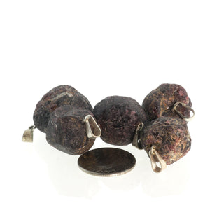 Garnet Rough Pendants - 5 Pack from The Rock Space