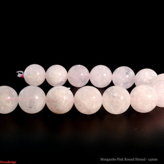 Pink Morganite Bead Strand