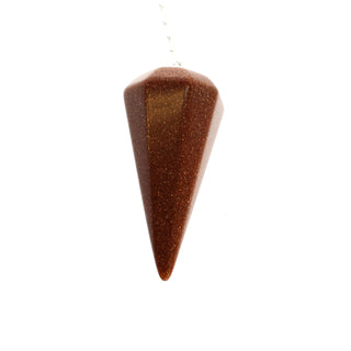 Goldstone Brown Pendulum 6 Facets & Ring    from The Rock Space