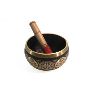 Black Brass 6" Singing Bowl from The Rock Space