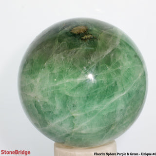 Fluorite Sphere Purple & Green U#6 - 7"    from The Rock Space