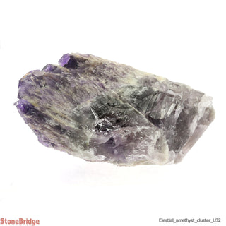 Amethyst Elestial Quartz Cluster U#32 - 8 3/4"    from Stonebridge Imports