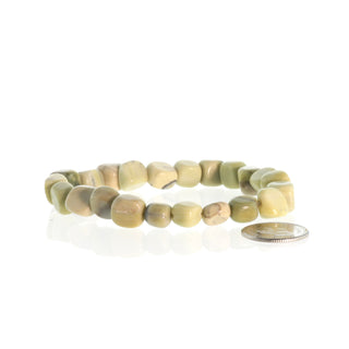 Howlite Green Tumbled Bracelets