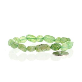 Agate Green Tumbled Bracelets