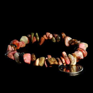 Rhodochrosite Bead Bracelet from The Rock Space