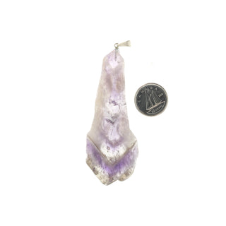 Amethyst Chevron Slice Pendant    from The Rock Space