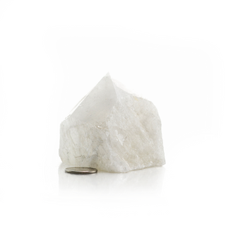 White Quartz Cut Base, Polished Point Tower #3    from The Rock Space