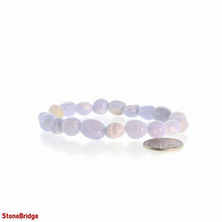 Blue Lace Agate Tumbled Bracelets from The Rock Space