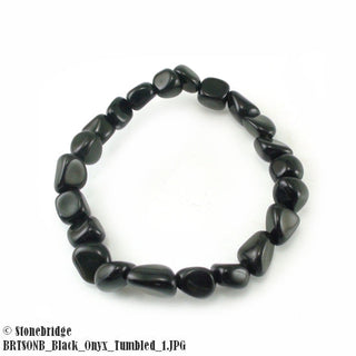 Black Onyx Tumbled Bracelets    from The Rock Space