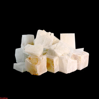 Selenite Semi-Translucent Chips / Cubes from The Rock Space