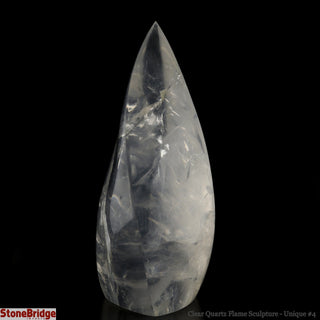 Clear Quartz Flame Sculpture U#4 - 6"    from The Rock Space