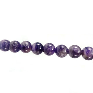 Amethyst A Dark Round Strand 15" 4mm    from Stonebridge Imports