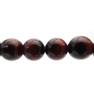 Tiger Eye Red - Round Strand 15" - 4mm    from Stonebridge Imports