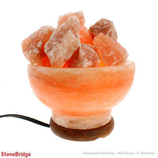 Himalayan Salt Lamp - Fire Bowl 6"    from The Rock Space