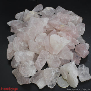 Rose Quartz A Chips - Small    from The Rock Space