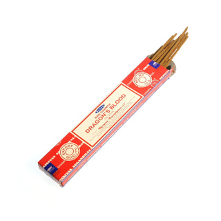 Dragon's Blood Incense Sticks Satya - 10 Sticks from The Rock Space