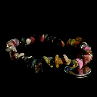 Multi Colour Tourmaline Chip Bracelet from The Rock Space