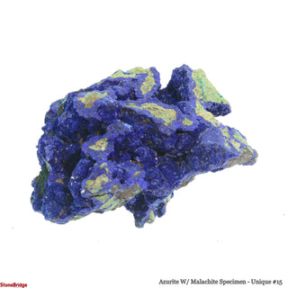 Azurite W/ Malachite Specimen U#15    from The Rock Space