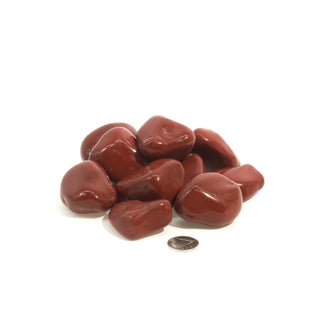 Red Jasper Tumbled Stones - Brazil    from The Rock Space