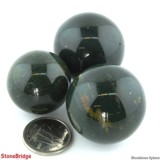 Bloodstone Spheres - 3 Pack    from The Rock Space