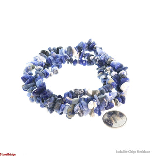 Sodalite Chip Strands - 5mm to 8mm    from The Rock Space