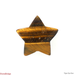 Tiger Eye Polished Stars    from The Rock Space