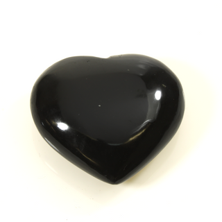 Black Obsidian Heart #4 - 1 3/4" to 2 3/4"    from The Rock Space