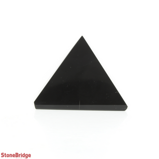 Black Obsidian Pyramid #6 - 2 1/2" to 2 3/4" Wide    from The Rock Space