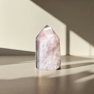 Rose Quartz Polished Tower (Generator) U#3 - 580 lb - 29"    from The Rock Space