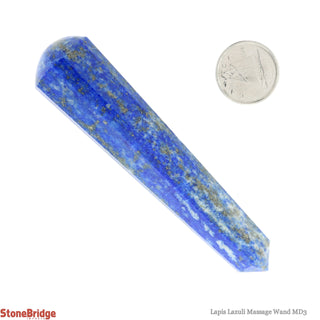 Lapis Lazuli Pointed Massage Wand - Medium #3 - 4" to 5"    from The Rock Space