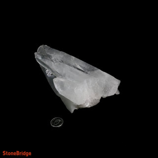 Lemurian Quartz Cluster U#7 - Super Clear - 700g 7" from The Rock Space