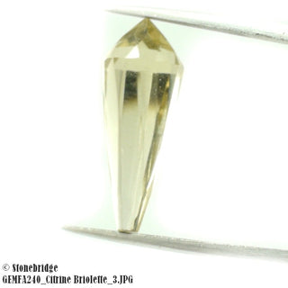 Citrine Gemstone - Briolette Cut    from Stonebridge Imports