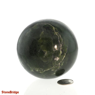 Jade Nephrite Sphere - Medium #3 - 2 3/4"    from The Rock Space