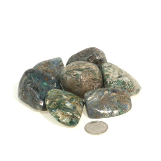 Kyanite Green Tumbled Stones    from The Rock Space