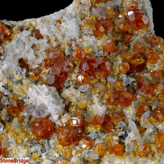 Garnet Spessartine Cluster U#18    from The Rock Space