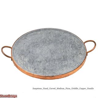 Soapstone Pizza Cooking Plate - Medium    from The Rock Space