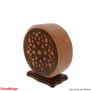 Himalayan Salt Lamp - 3D Wood Design - Blossom    from The Rock Space