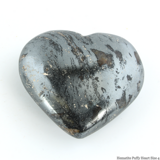 Hematite Heart #4 - 1 3/4" to 2 3/4"    from The Rock Space