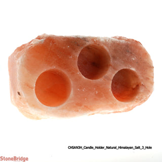 Himalayan Salt Candle Holders - Three Hole    from The Rock Space