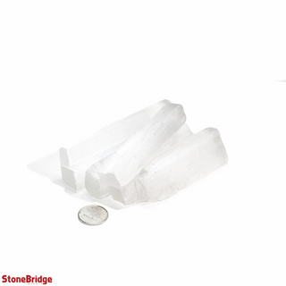 Selenite Sticks - 5 Pack 2 3/4" to 3"    from The Rock Space