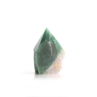 Bi-Green Aventurine Cut Base, Polished Point Tower #5    from The Rock Space