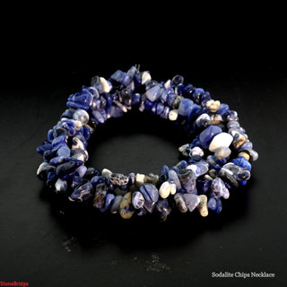 Sodalite Chip Strands - 5mm to 8mm    from The Rock Space