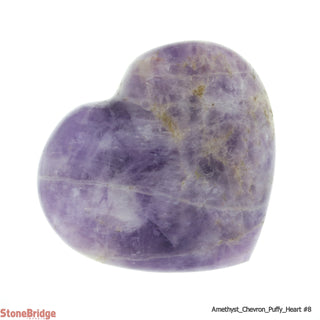 Amethyst Chevron Puffy Heart #2 25 to 49g    from The Rock Space