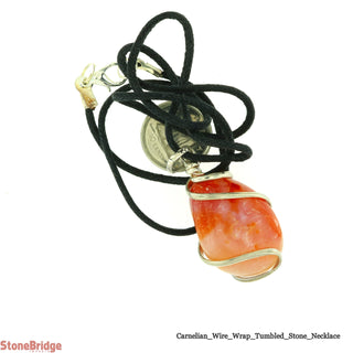 Carnelian Tumbled Necklace    from The Rock Space