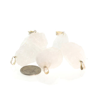 White Quartz Rough Pendants - 5 Pack    from The Rock Space