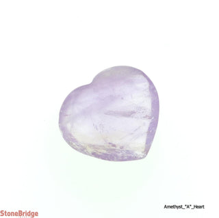 Amethyst A Heart Pocket #1 - 1" Wide    from The Rock Space